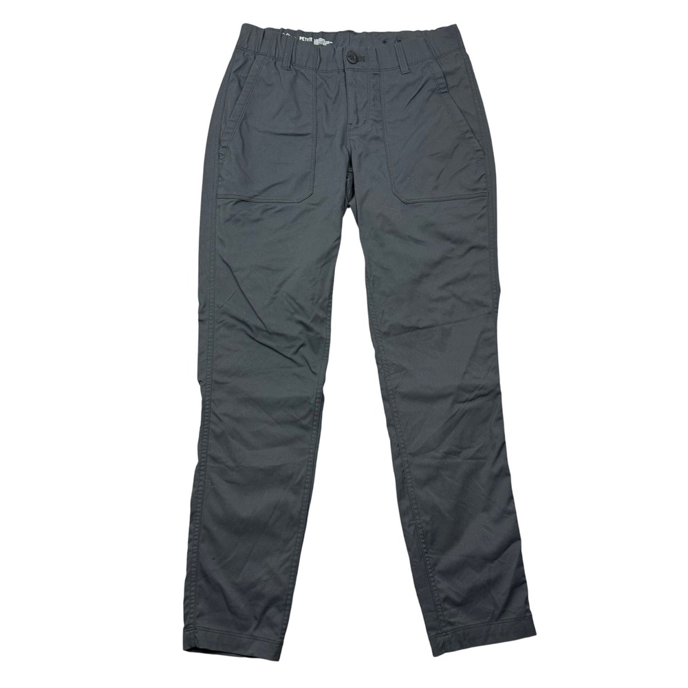 REI Co Op Pants Women 2 Petite Black Regular Fit Nylon Stretch Outdoors Hiking